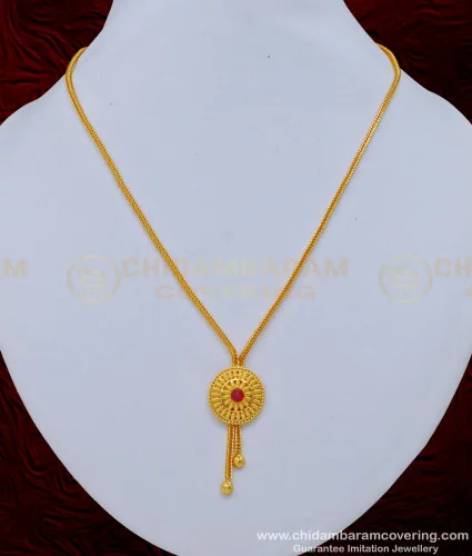 Simple gold clearance chain with locket